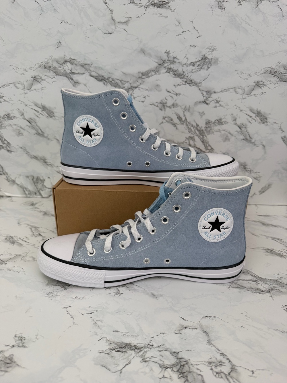 Converse Chuck Taylor All Star Pro Hi CONS Shoes Baby Blue Women’s Size 10.5 - Picture 2 of 9